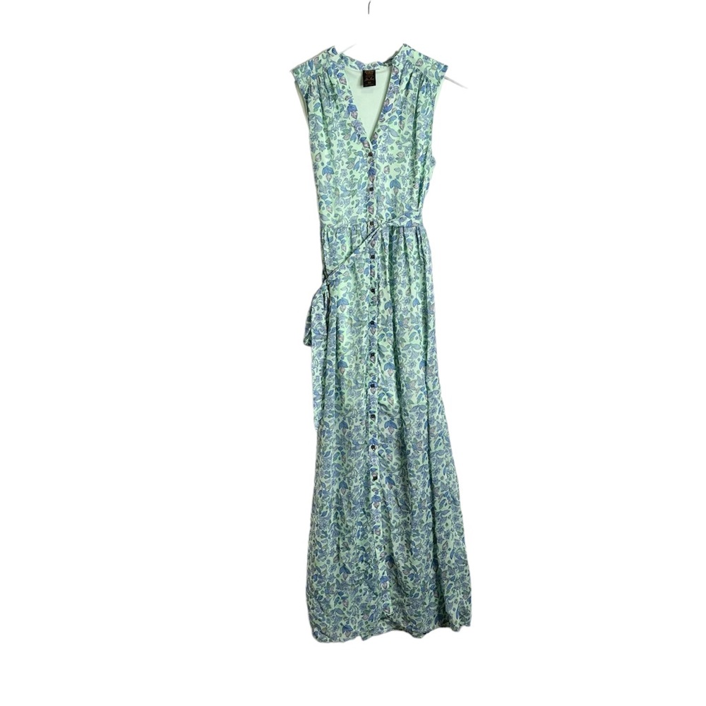 Disney Alice Through The Looking Glass Designer Collection Floral Maxi Dress XS